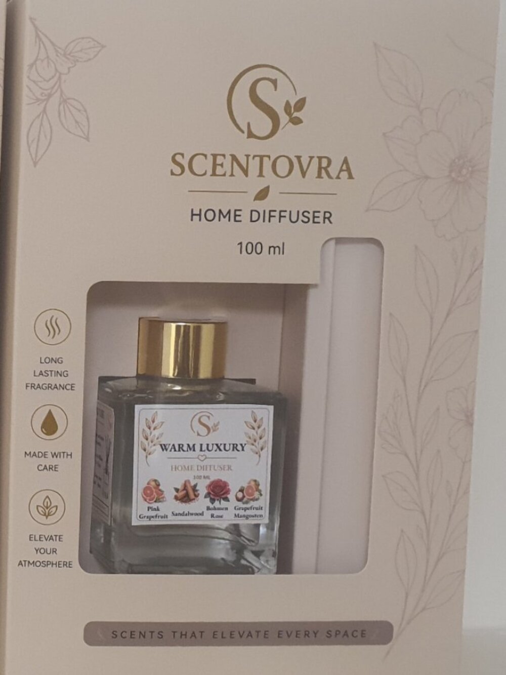 Home Reed Diffuser - Warm Luxury 100ML - Picture 3 of 10